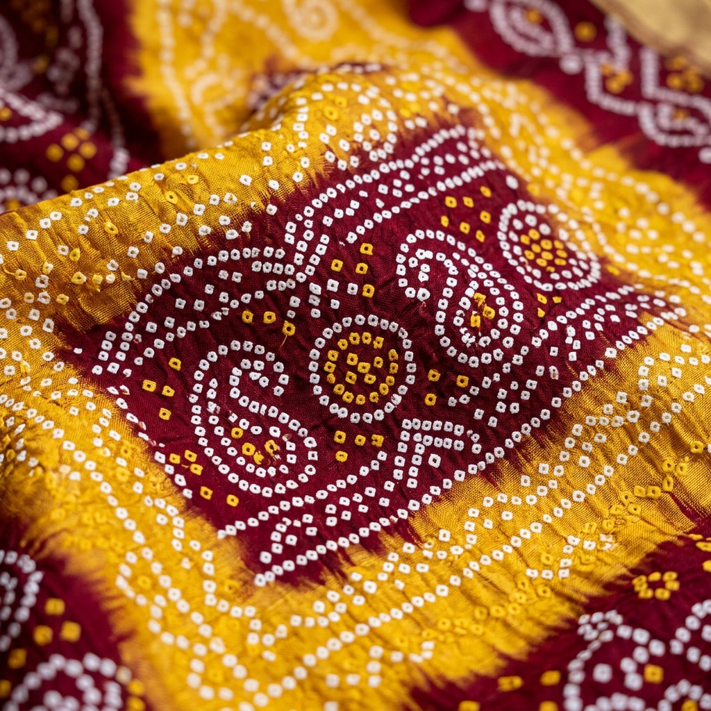 Bandhani & Leheriya - Shree Banarasi Sarees