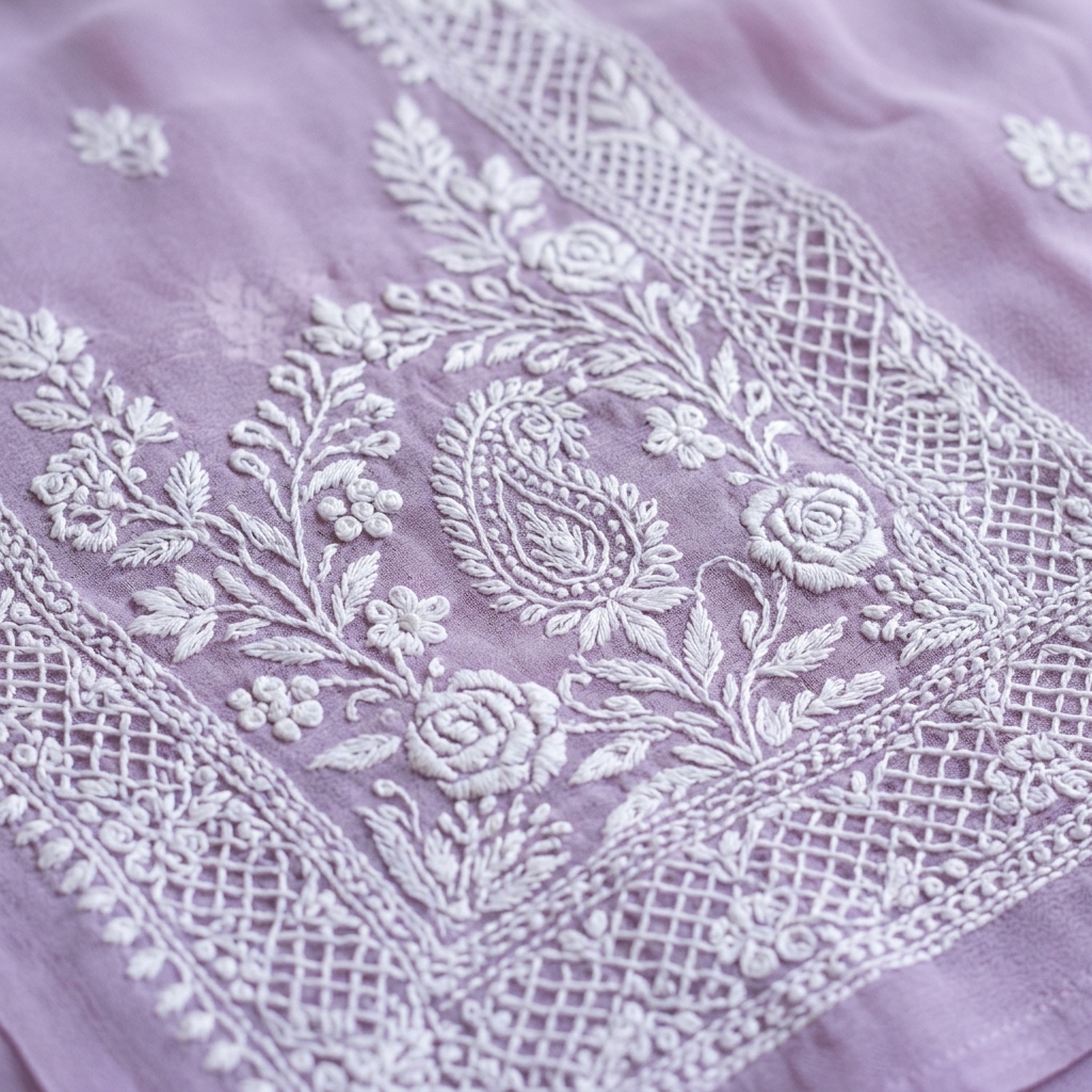 Lucknowi Chikankari - Shree Banarasi Sarees
