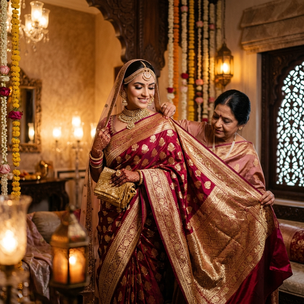 Authentic Saree Craftsmanship at Shree Banarasi Sarees